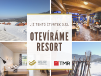 Read more: Otevíráme resort!