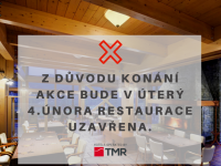 Read more: Dne 4.2.2020 restaurace uzavřena!